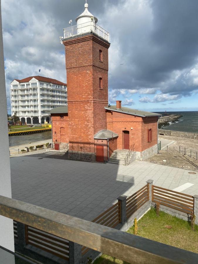Apartament Blekitny Przy Latarni Ujście-Darłowskie Eksteriør bilde