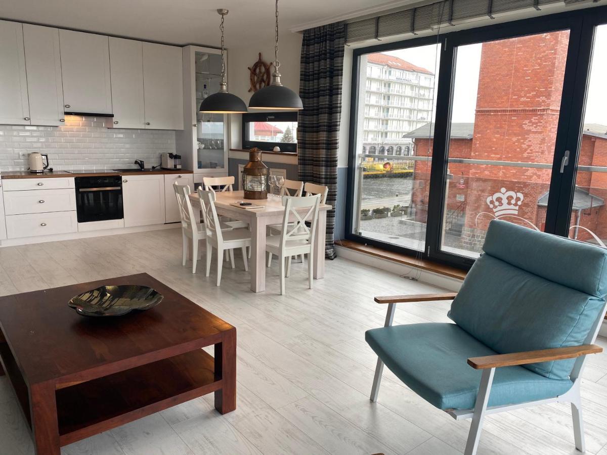 Apartament Blekitny Przy Latarni Ujście-Darłowskie Eksteriør bilde